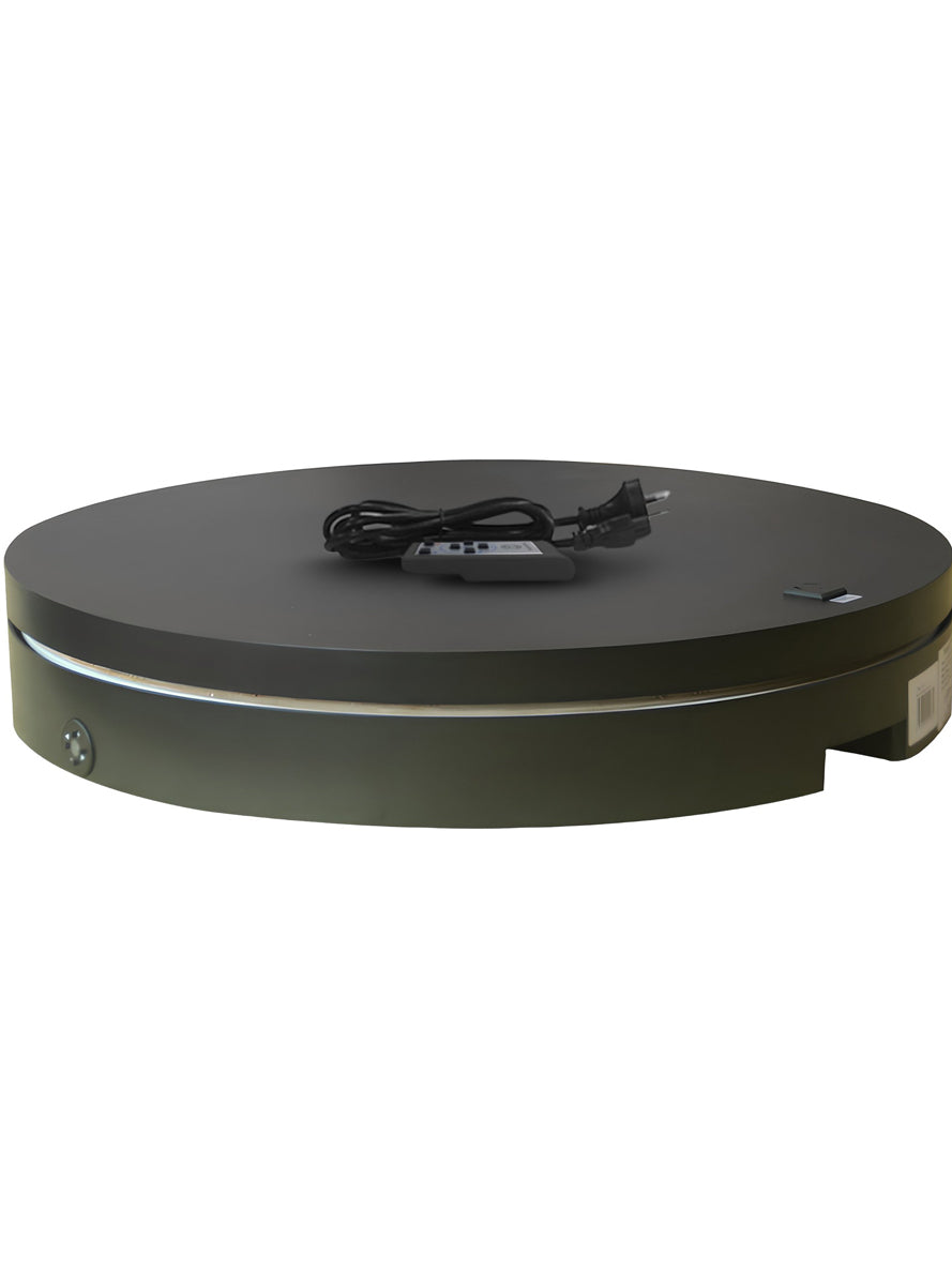 Black Commercial Grade Electric Christmas Display Turntable 60cm 100kg - Main Image