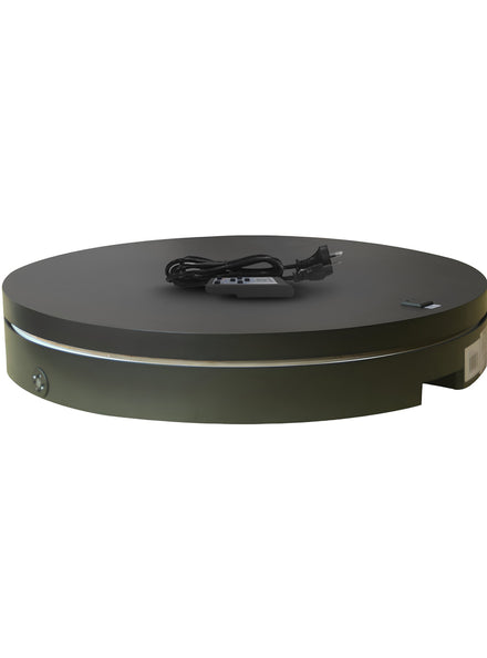Black Commercial Grade Electric Christmas Display Turntable 60cm 100kg - Main Image