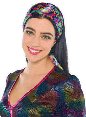 70s Disco Fever Head Scarfs Pack of 10 - Main Image