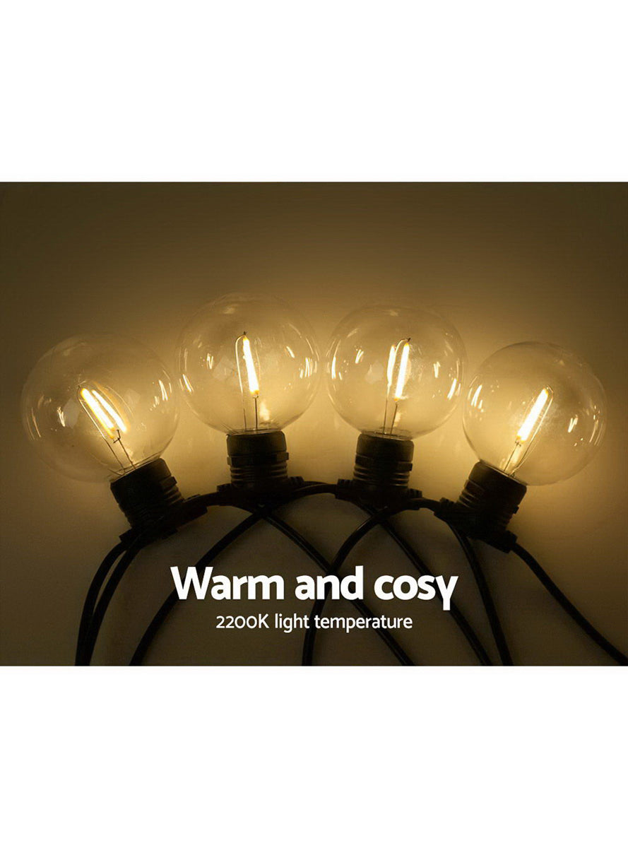 Warm White Festoon String Lights Decoration 77 Metre - Info Image 2