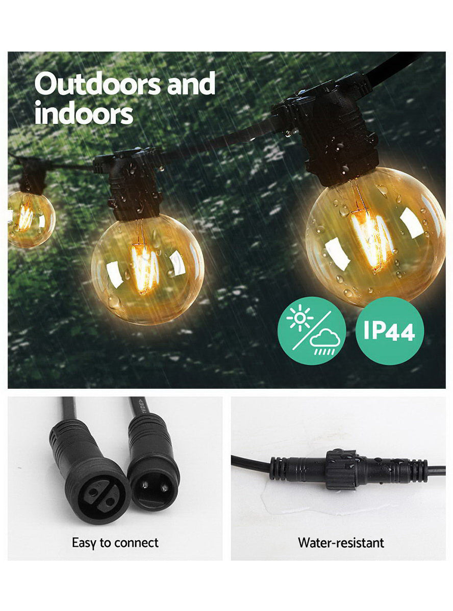 Warm White Festoon String Lights Decoration 77 Metre - Info Image 3