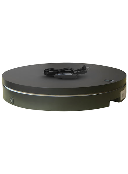 Black Commercial Grade Electric Christmas Display Turntable 80cm 200kg - Main Image