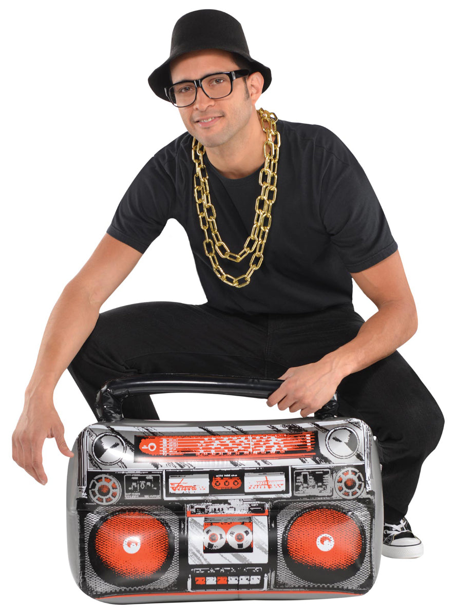 Novelty Inflatable 80s Boom Box Accessory - Main Image