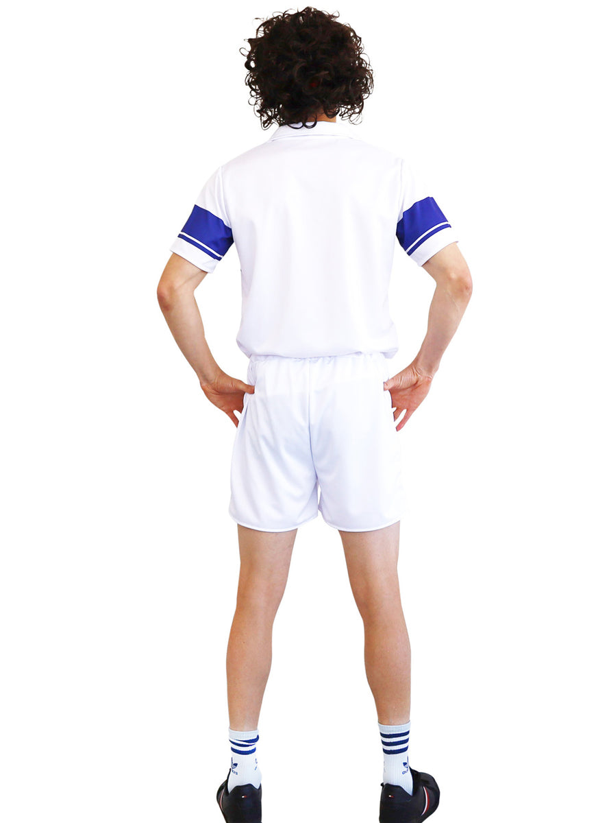 80s Tennis Player Mens Sports Costume - Back Image