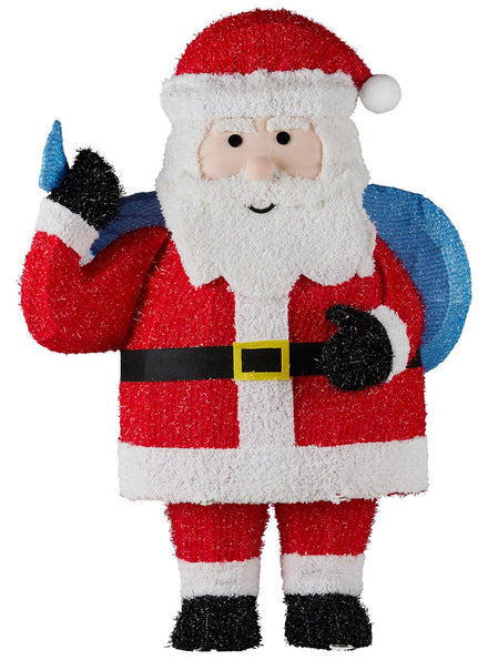 Light Up Christabelle Santa Claus Christmas Decoration 81cm - Alternate Image