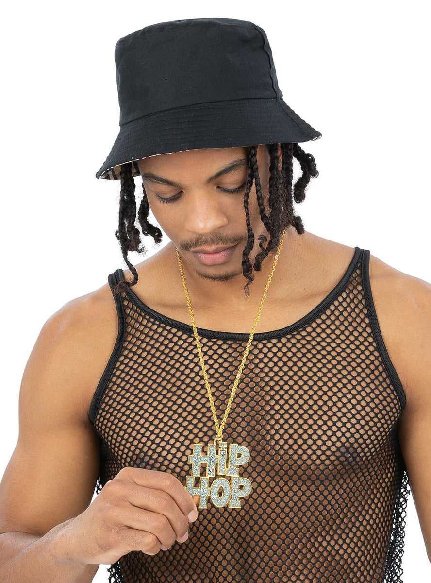 1990s rapper hip hop bling costume necklace  - Main image