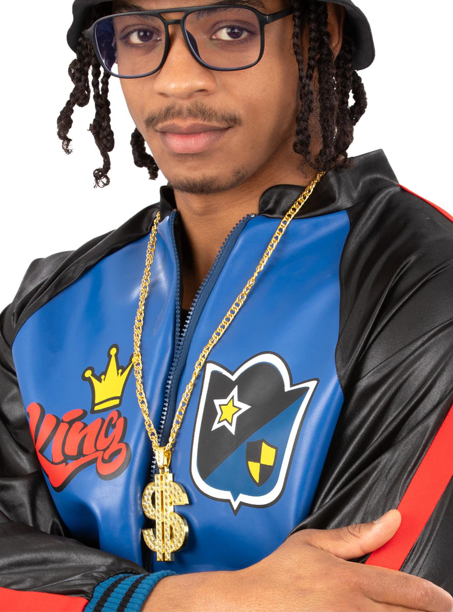 90s Hip Hop Rapper Costume Accessory Set - Alternative Image 1