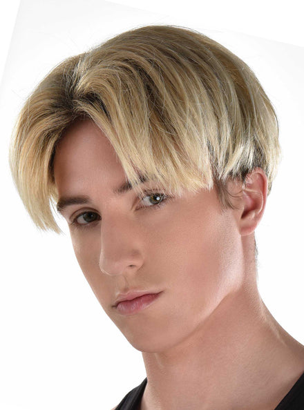 1990s Mens Blonde Heart Throb Costume Wig - Main Image