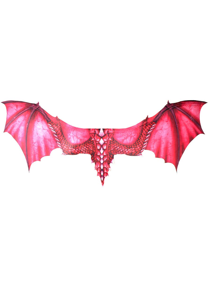 Image of Large 95cm Crimson Red Dragon Costume Wings