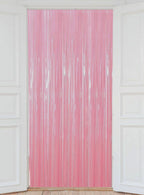 Pink Foil Tassel Door Curtain Decoration