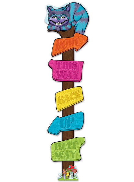 Wonderland Direction Sign Decoration - Main Image