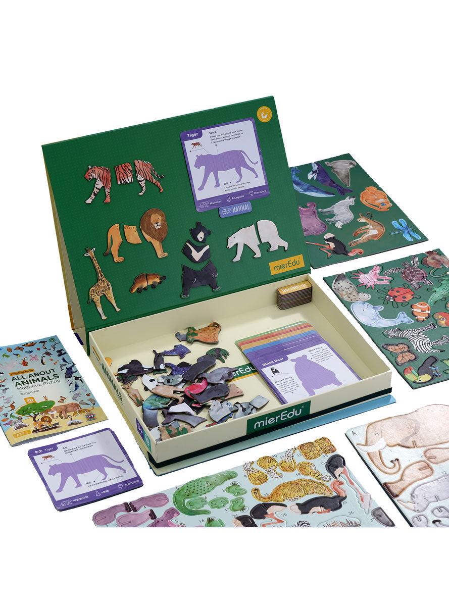 All About Animals Kids Magnetic Puzzle Set - Alternative Image 2