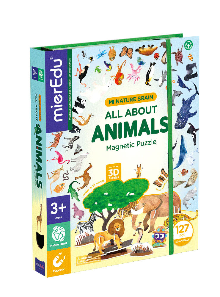 All About Animals Kids Magnetic Puzzle Set - Main Image