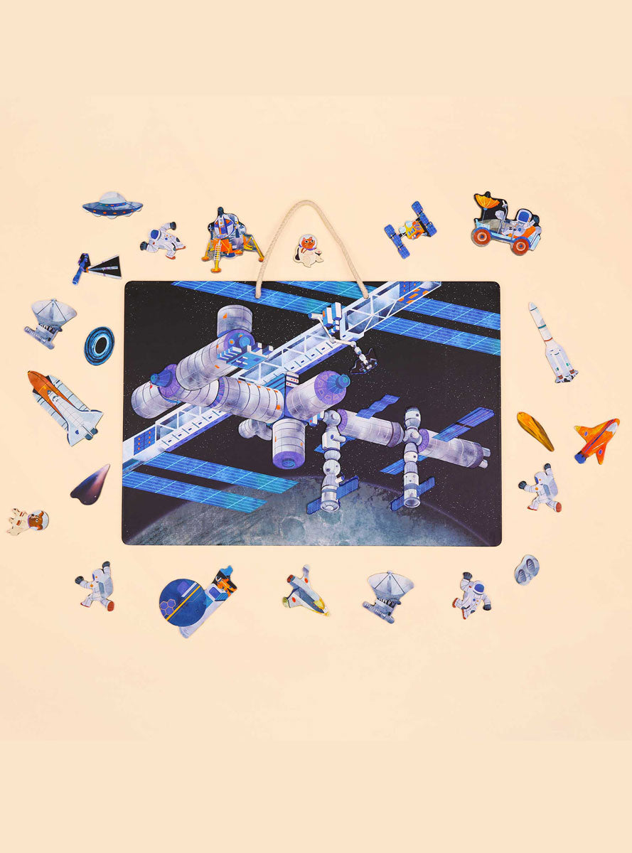 All About Space Kids Magnetic Puzzle Set - Alternative Image 2