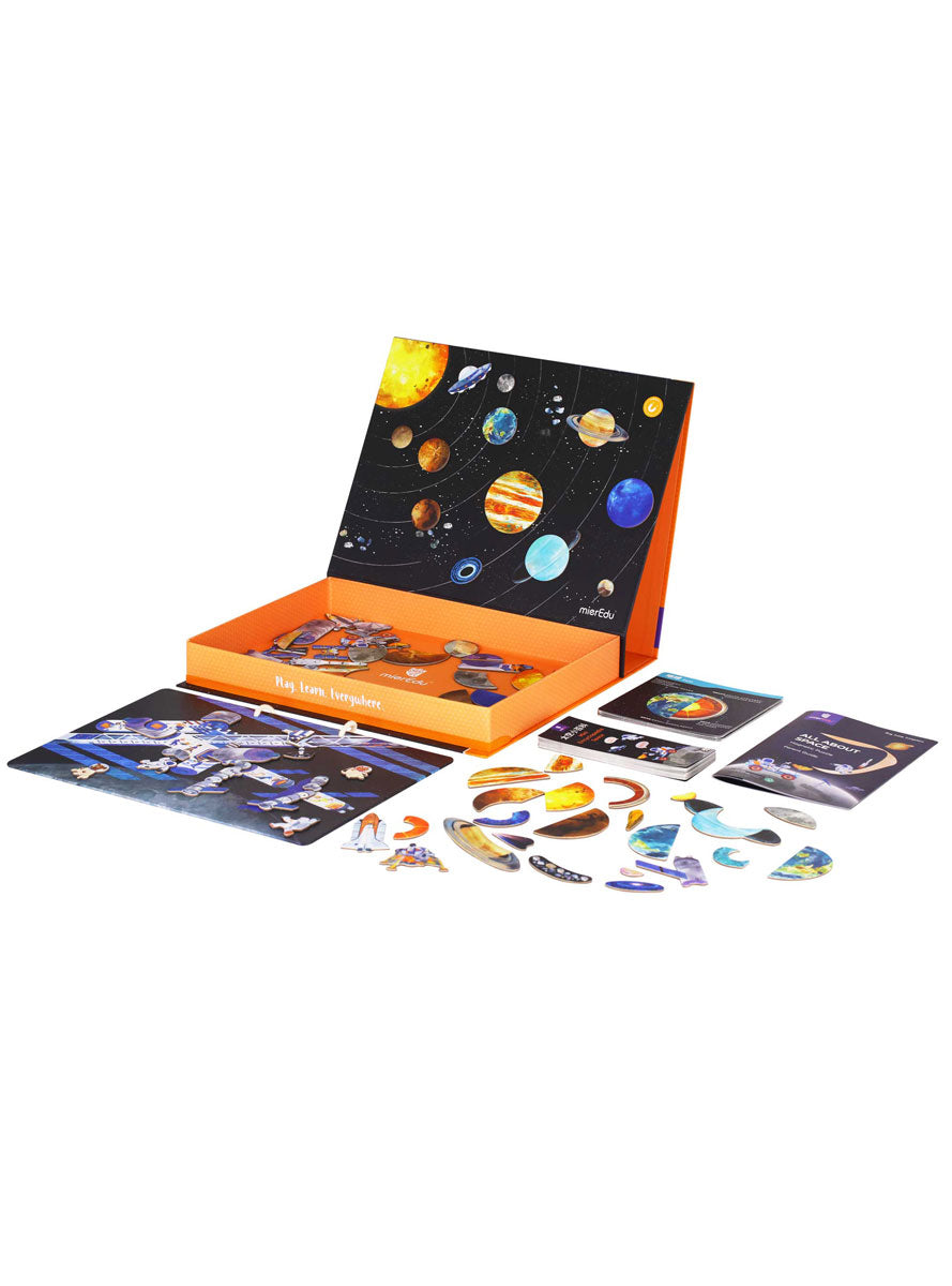 All About Space Kids Magnetic Puzzle Set - Set Up Image