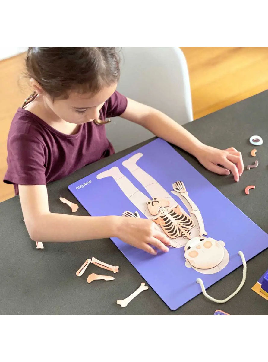 All About The Human Body And Emotions Kids Magnetic Puzzle Set - Lifestyle Image 1