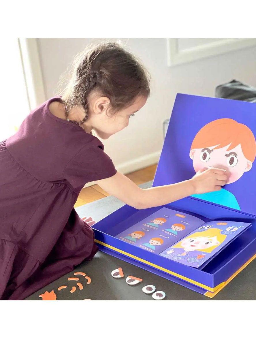 All About The Human Body And Emotions Kids Magnetic Puzzle Set - Lifestyle Image 3