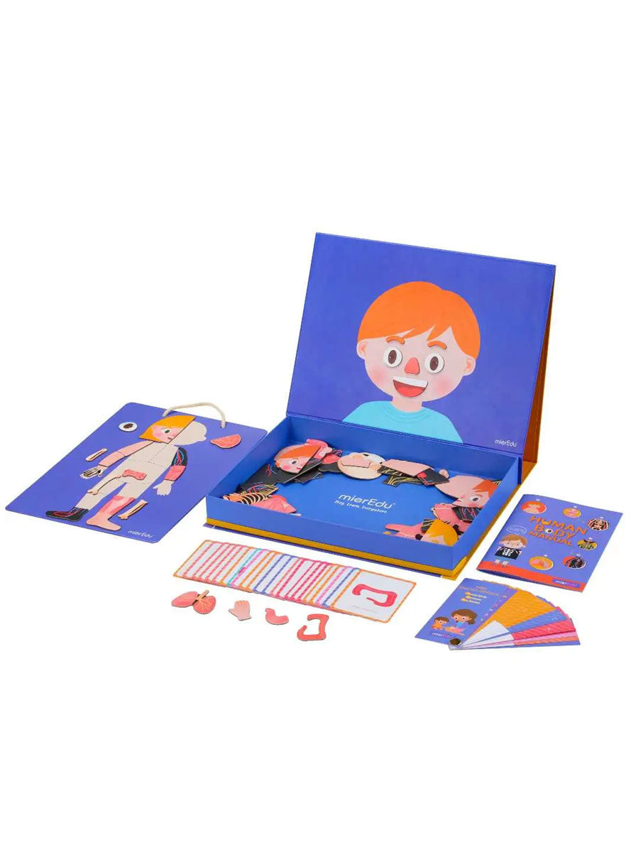 All About The Human Body And Emotions Kids Magnetic Puzzle Set - Set Up Image