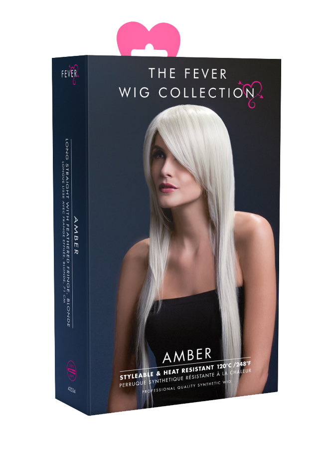 Womens Long Blonde Heat Resistant Fashion Wig - Packing Image
