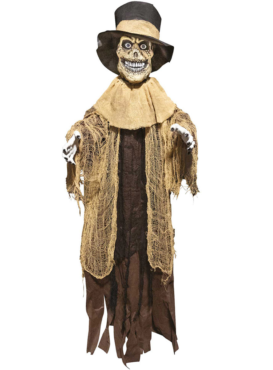 Animatronic Grim Reaper Halloween Decoration - Main Image