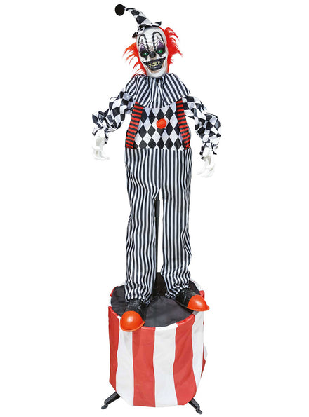 Animatronic Halloween Circus Clown Decoration - Main Image