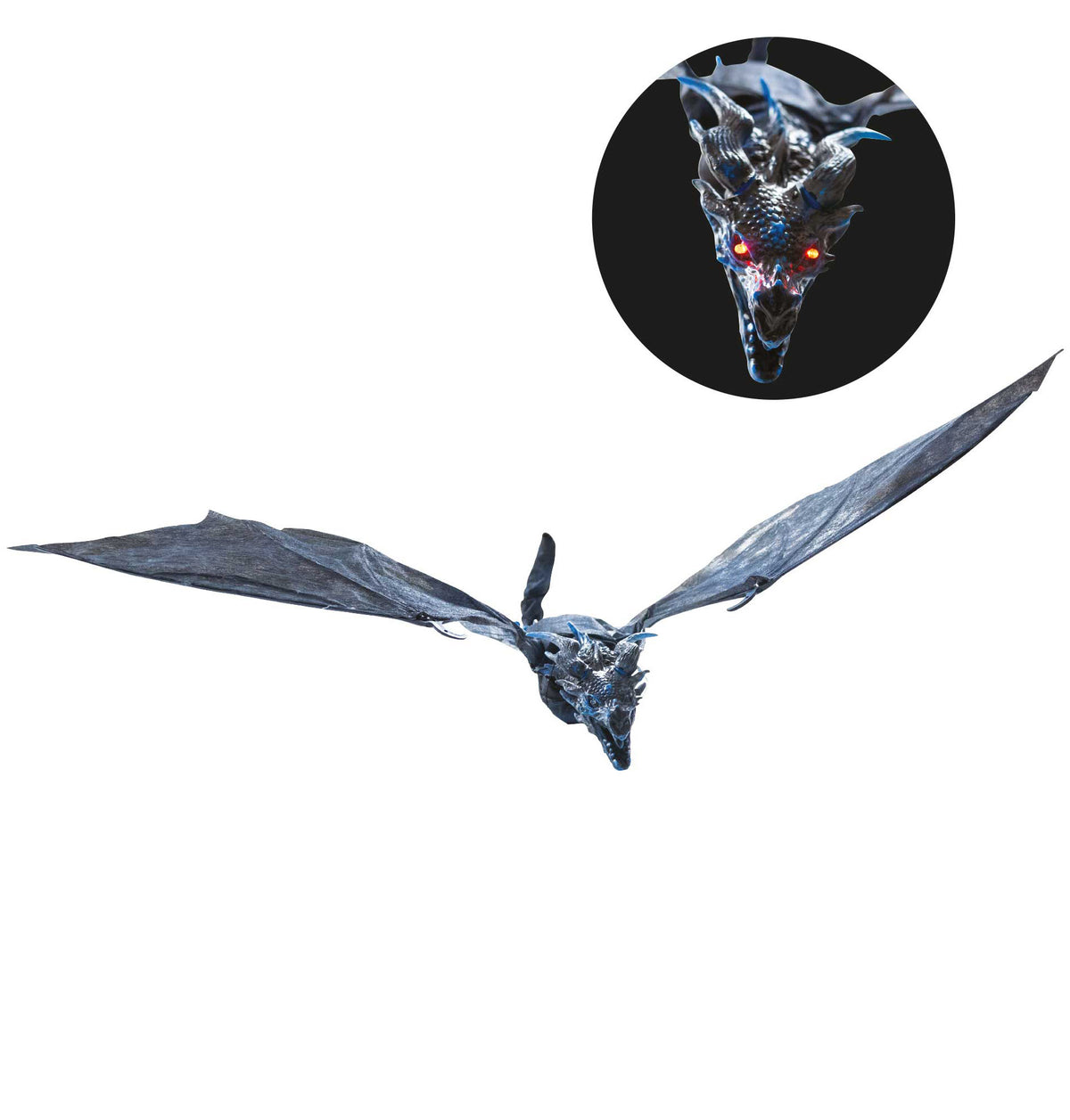 Animatronic Halloween Dragon Decoration - Alternate Image