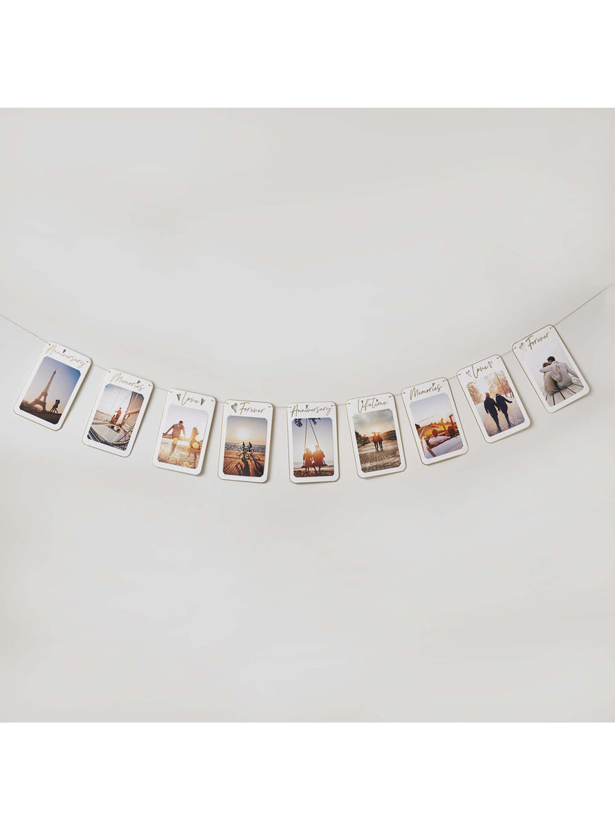 Anniversary 250cm Photo Card Banner — Alternative Image