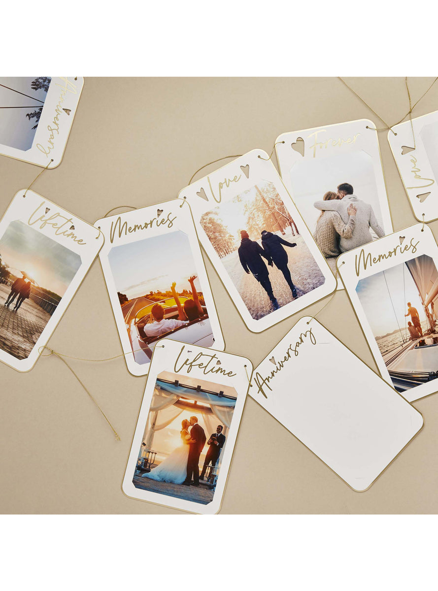 Anniversary 250cm Photo Card Banner — Lifestyle Image