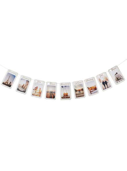 Anniversary 250cm Photo Card Banner — Main Image