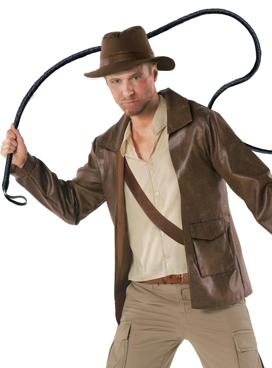 Archaeologist Adventurer Mens Indiana Jones Costume - Close Image