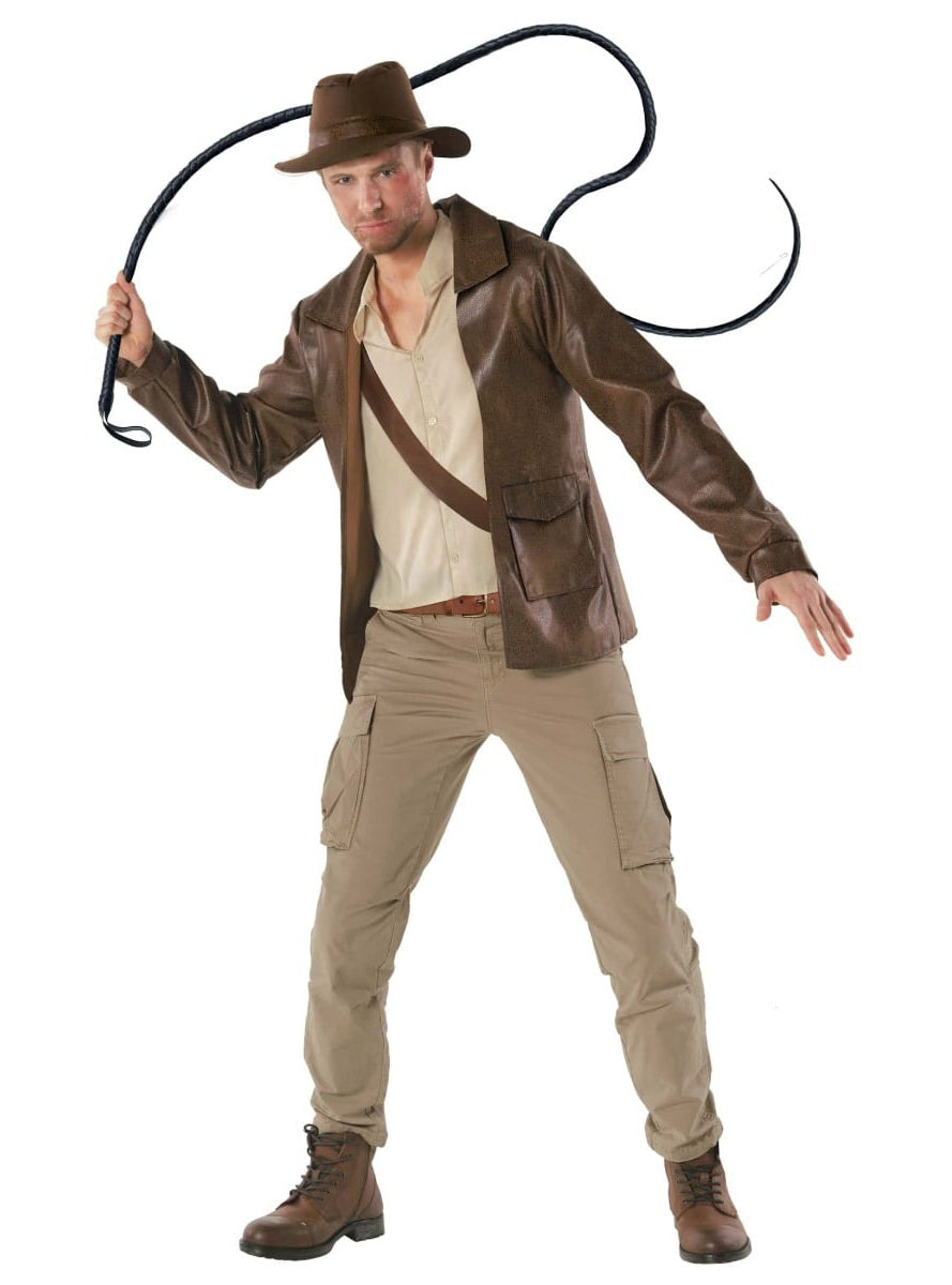 Archaeologist Adventurer Mens Indiana Jones Costume - Main Image