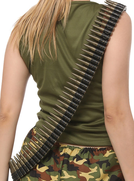 Image of Army Soldier Novelty Costume Bullet Belt