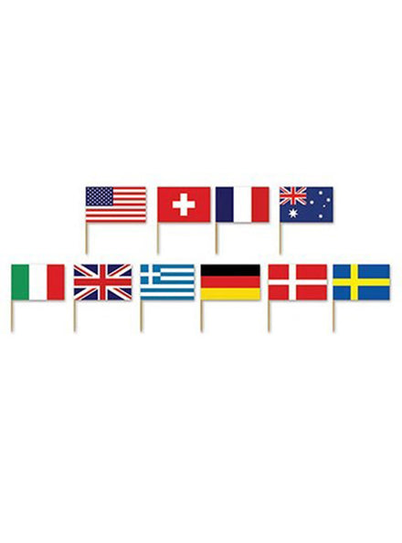 Pack of 50 World Flag Picks - Main Image