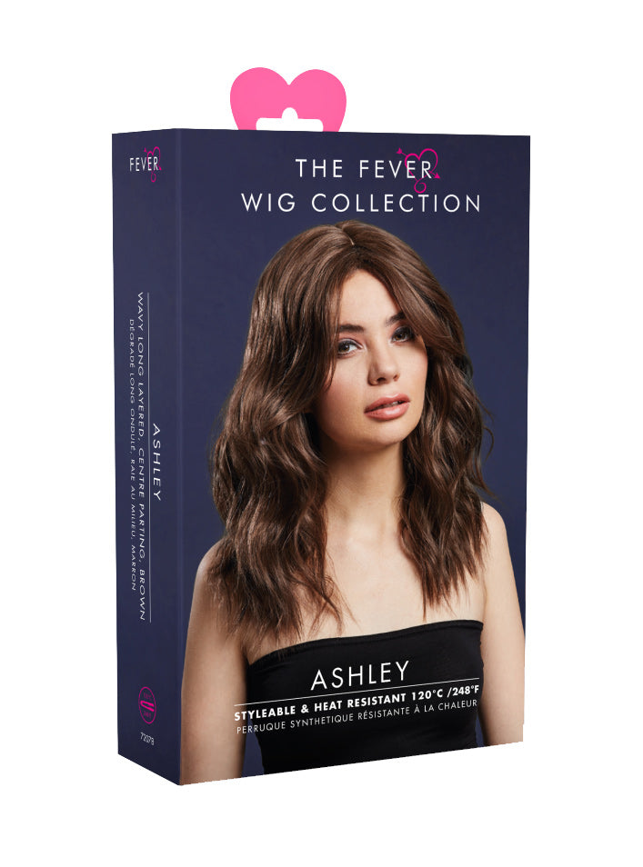 Wavy Womens Short Brown Heat Resistant Fashion Wig - Packaging Image