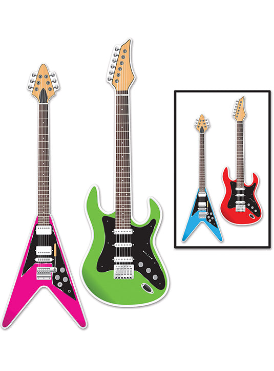 Guitar Cut Out Decorations - Main Image