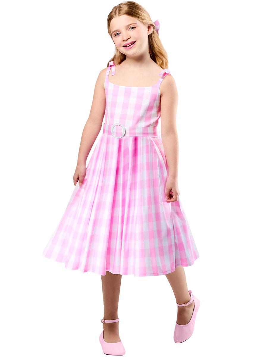 Girls Pink Perfect Day Barbie Costume - Main Image