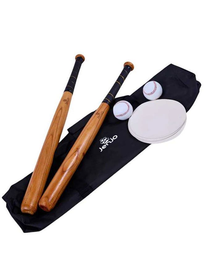 Baseball Wooden Bat Balls And Baseplates Outdoor Game - Main Image