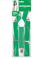 Classic Green Costume Braces - Main Image