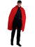 Adults Classic Red Fabric Costume Cape - Main Image