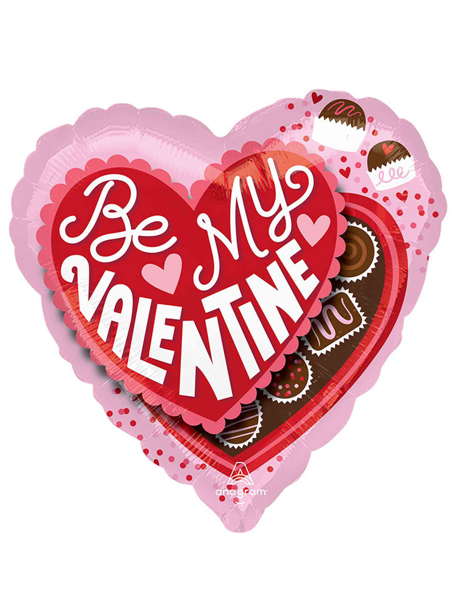 Be My Valentines Heartfelt Delights 45cm Heart Shaped Foil Balloon - Main Image