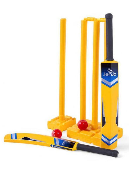 Beach Cricket Yellow Bats Ball And Stumps Set - Main Image