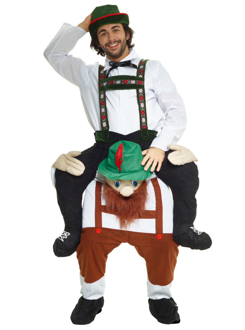Piggyback Mens Funny Oktoberfest Costume - Alternate Image 3
