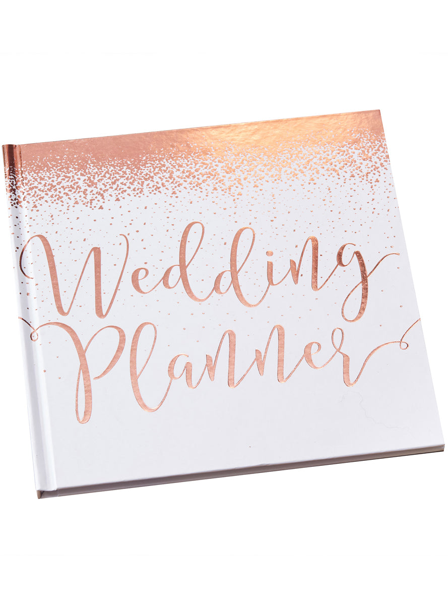 Rose Gold Wedding Planner Book - Main Image