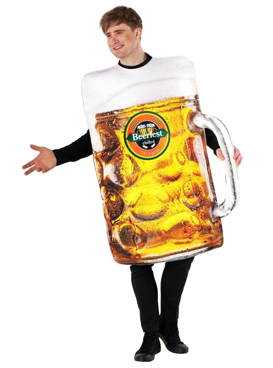 Beer Stein Adults Novelty Costume Tabard - Alternative Image 1
