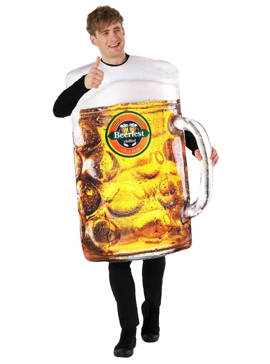 Beer Stein Adults Novelty Costume Tabard - Alternative Image 3