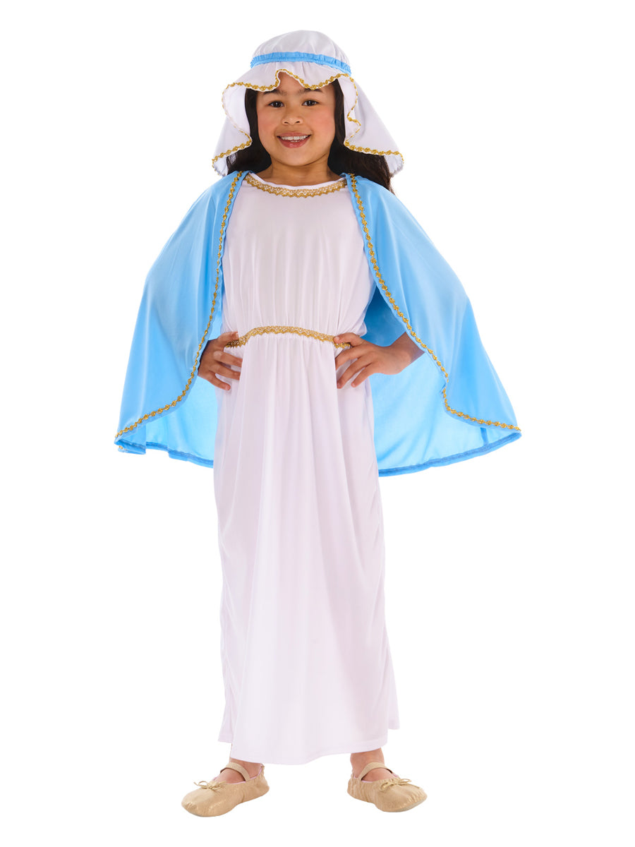 Mary Nativity Girls Biblical Christmas Costume - Alternate Image 1