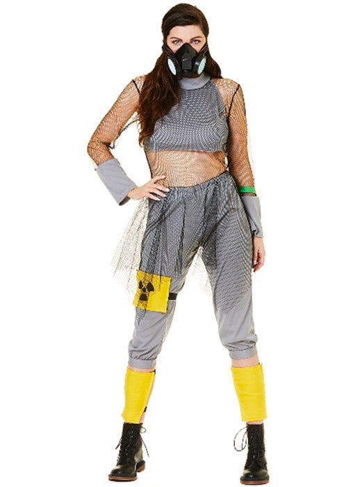Alternative image of Toxic Biohazard Girl Womens Halloween Costume