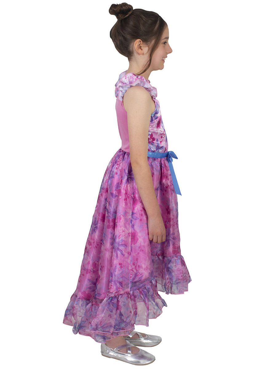 Side Image of Birthday Barbie Doll Girls Character Costume