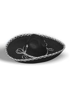 Mexican Black and Silver Sombrero Hat - Main Image