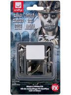 Halloween Essentials Black and White Makeup Kit - Main Image